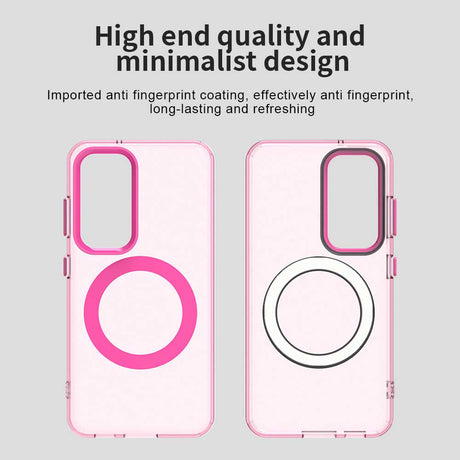 Husa de protectie Techsuit CandyCase MagSafe compatibil cu Samsung Galaxy S23, Roz