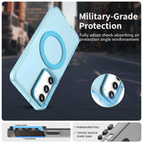 Husa de protectie Techsuit CandyCase MagSafe compatibil cu Samsung Galaxy S23, Albastru