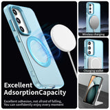 Husa de protectie Techsuit CandyCase MagSafe compatibil cu Samsung Galaxy S23, Albastru
