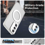 Husa de protectie Techsuit CandyCase MagSafe compatibil cu Samsung Galaxy S23 Plus, Alb