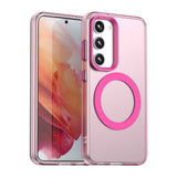Husa de protectie Techsuit CandyCase MagSafe compatibil cu Samsung Galaxy S23 Plus, Roz