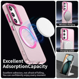 Husa de protectie Techsuit CandyCase MagSafe compatibil cu Samsung Galaxy S23 Plus, Roz