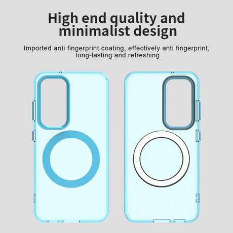 Husa de protectie Techsuit CandyCase MagSafe compatibil cu Samsung Galaxy S23 Plus, Albastru