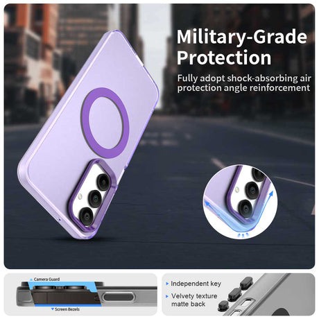 Husa de protectie Techsuit CandyCase MagSafe compatibil cu Samsung Galaxy A16 4G / A16 5G, Mov