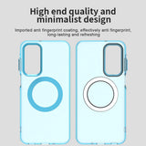 Husă Techsuit CandyCase MagSafe albastră pentru Samsung Galaxy A16 4G / A16 5G