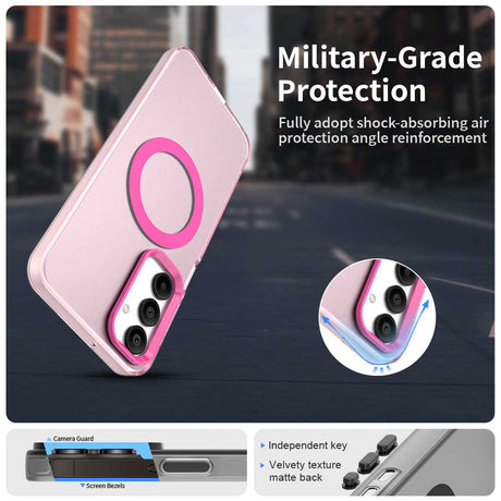 Husa de protectie Techsuit CandyCase MagSafe compatibil cu Samsung Galaxy A16 4G / A16 5G, Roz