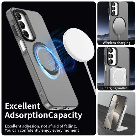 Husa de protectie Techsuit CandyCase MagSafe compatibil cu Samsung Galaxy A16 4G / A16 5G, Negru