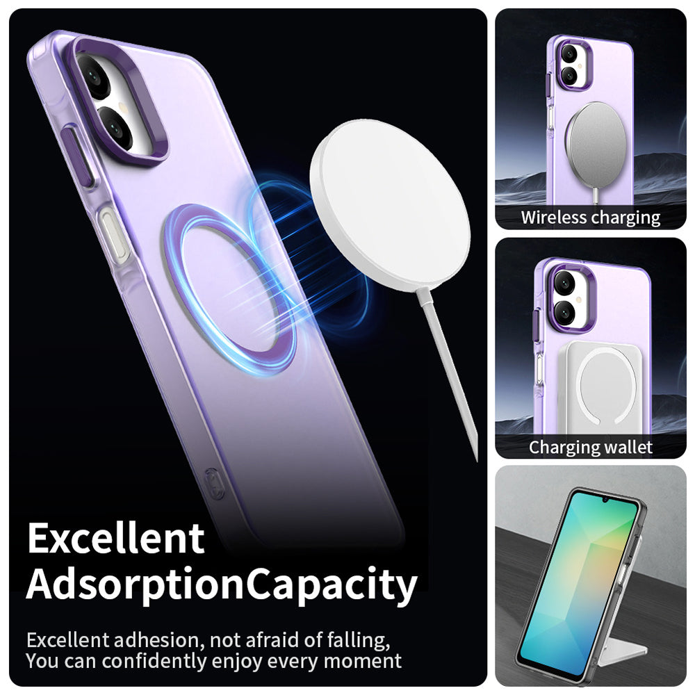 Husa de protectie Techsuit CandyCase MagSafe compatibil cu Samsung Galaxy A06, Mov