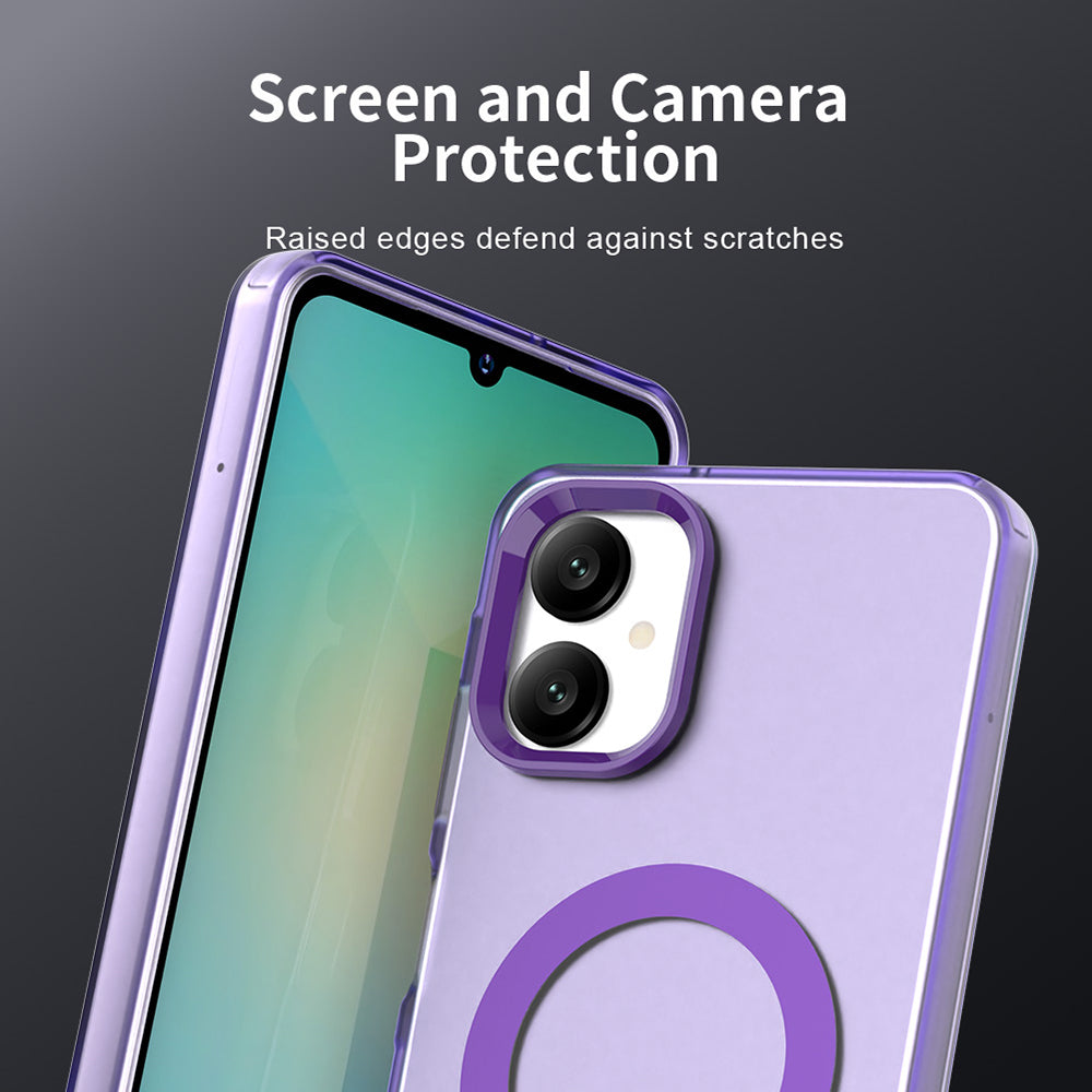 Husa de protectie Techsuit CandyCase MagSafe compatibil cu Samsung Galaxy A06, Mov