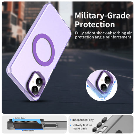 Husa de protectie Techsuit CandyCase MagSafe compatibil cu Samsung Galaxy A06, Mov
