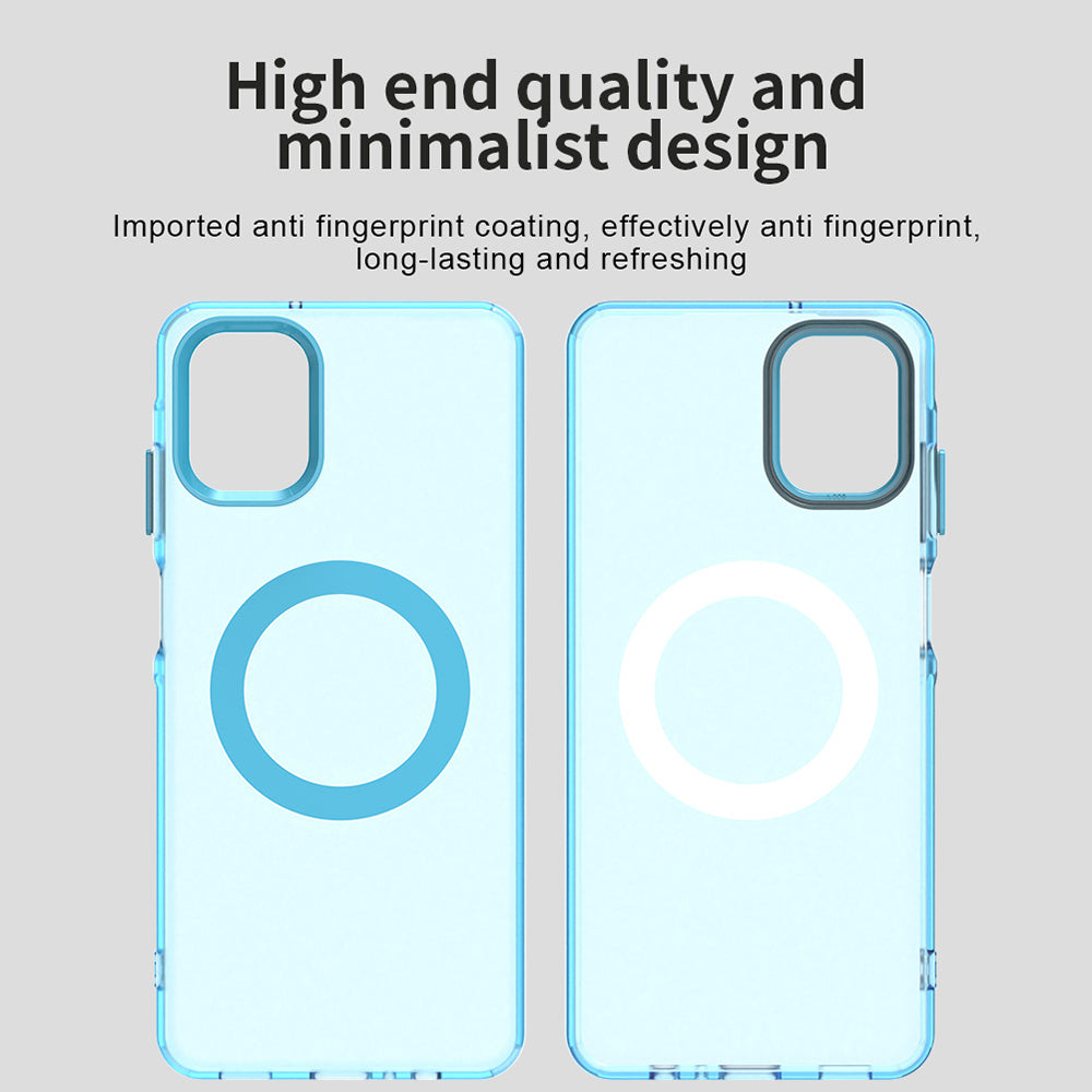 Husa de protectie Techsuit CandyCase MagSafe compatibil cu Samsung Galaxy A06, Albastru