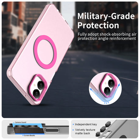 Husa de protectie Techsuit CandyCase MagSafe compatibil cu Samsung Galaxy A06, Roz