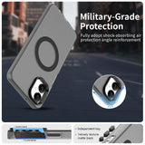 Fekete Techsuit CandyCase MagSafe tok Samsung Galaxy A06 4G készülékhez
