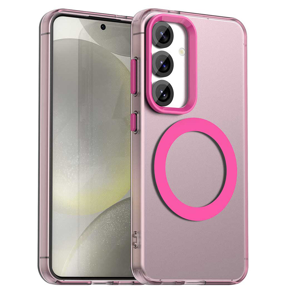 Husa de protectie Techsuit CandyCase MagSafe compatibil cu Samsung Galaxy S23 FE, Roz