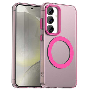 Husa de protectie Techsuit CandyCase MagSafe compatibil cu Samsung Galaxy S23 FE, Roz