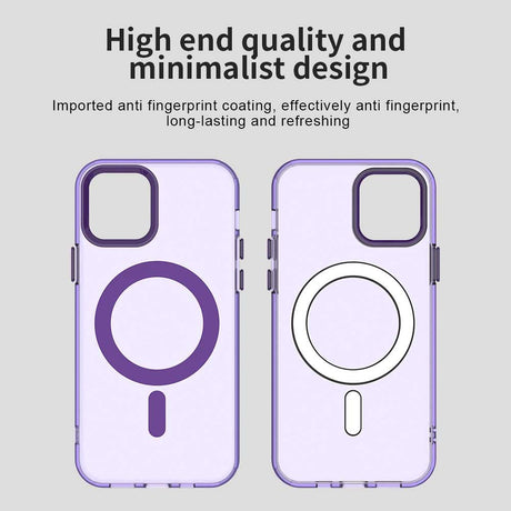 Husa de protectie Techsuit CandyCase MagSafe compatibil cu iPhone 12 / iPhone 12 Pro, Mov