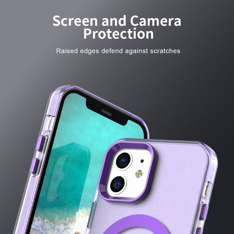 Husa de protectie Techsuit CandyCase MagSafe compatibil cu iPhone 12 / iPhone 12 Pro, Mov