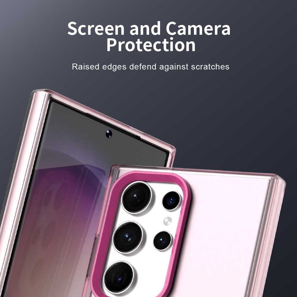 Husa de protectie Techsuit CandyCase MagSafe compatibil cu Samsung Galaxy S24 Ultra, Roz
