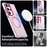 Husa de protectie Techsuit CandyCase MagSafe compatibil cu Samsung Galaxy S24 Ultra, Roz