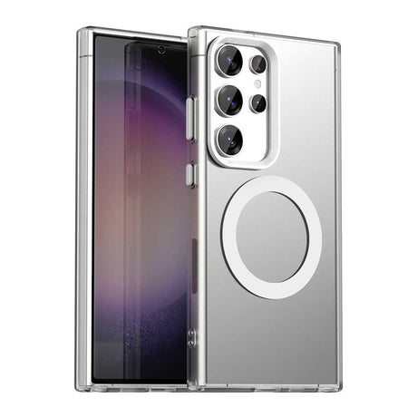 Husa de protectie Techsuit CandyCase MagSafe compatibil cu Samsung Galaxy S24 Ultra, Alb