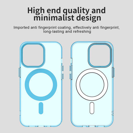 Husa de protectie Techsuit CandyCase MagSafe compatibil cu iPhone 12 Pro Max, Albastru