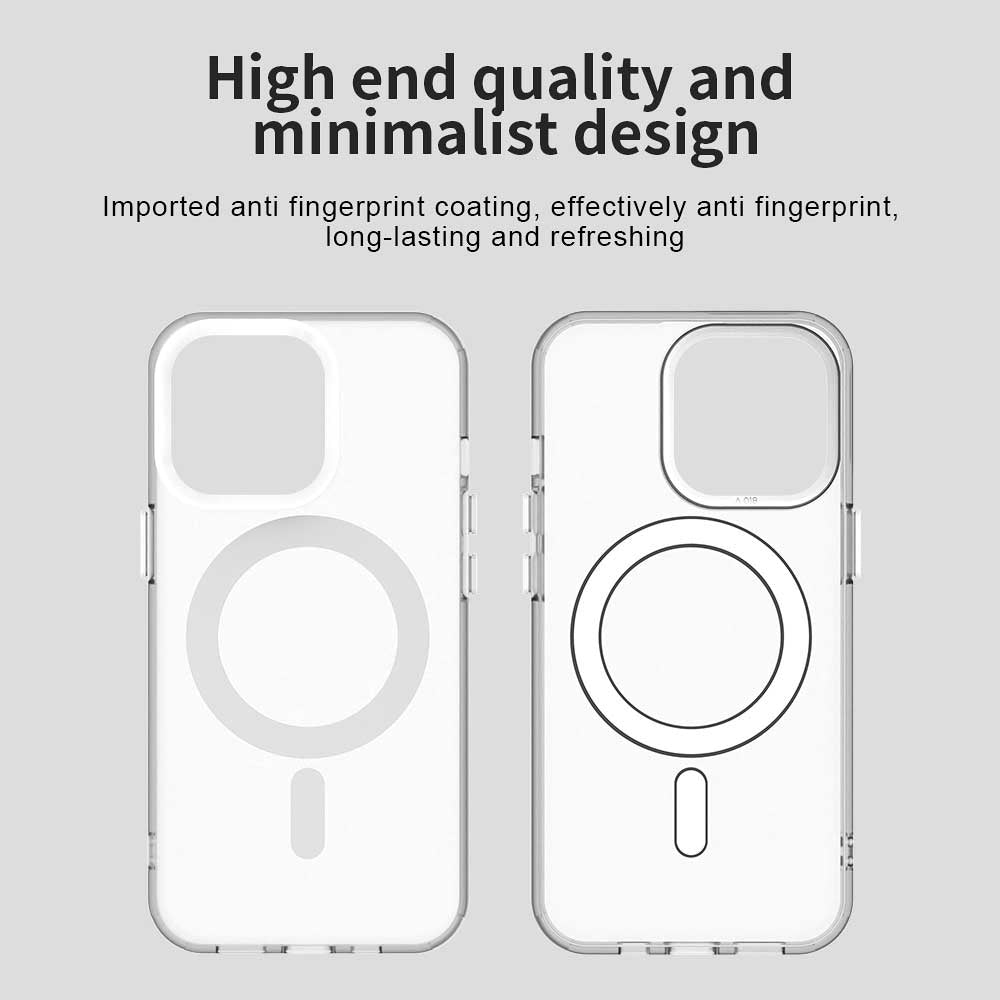 Husa de protectie Techsuit CandyCase MagSafe compatibil cu iPhone 13 Pro, Alb