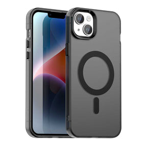 Husa de protectie Techsuit CandyCase MagSafe compatibil cu iPhone 14, Negru