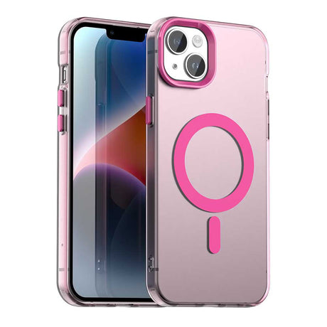 Husa de protectie Techsuit CandyCase MagSafe compatibil cu iPhone 14, Roz