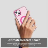 Husa de protectie Techsuit CandyCase MagSafe compatibil cu iPhone 14, Roz