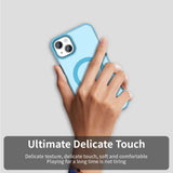 Husa de protectie Techsuit CandyCase MagSafe compatibil cu iPhone 14, Albastru
