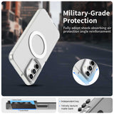 Husa de protectie Techsuit CandyCase MagSafe compatibil cu Samsung Galaxy A55 5G, Alb