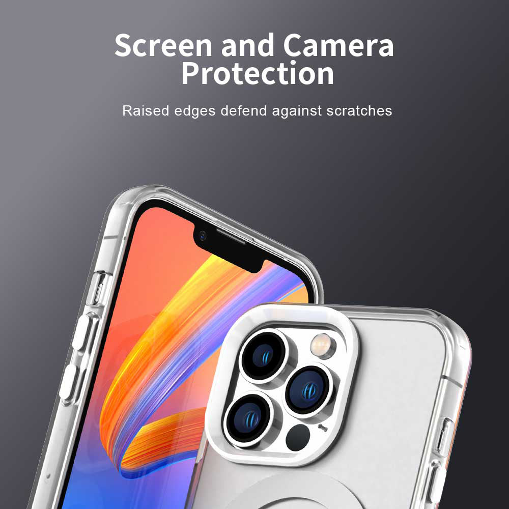 Husa de protectie Techsuit CandyCase MagSafe compatibil cu iPhone 14 Pro Max, Alb