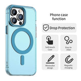 Husa de protectie Techsuit CandyCase MagSafe compatibil cu iPhone 14 Pro, Albastru