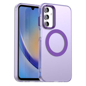 TechSuit Husa de protectie Techsuit CandyCase MagSafe compatibil cu Samsung Galaxy A15 4G / A15 5G, Mov