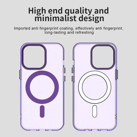Husa de protectie Techsuit CandyCase MagSafe compatibil cu iPhone 14 Pro Max, Mov