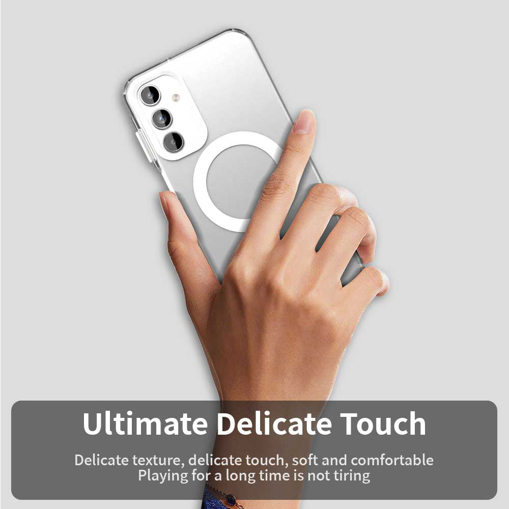 Husa de protectie Techsuit CandyCase MagSafe compatibil cu Samsung Galaxy A15 4G / A15 5G, Alb