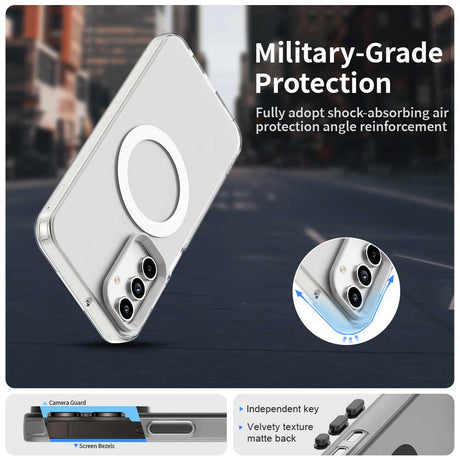 Husa de protectie Techsuit CandyCase MagSafe compatibil cu Samsung Galaxy A15 4G / A15 5G, Alb