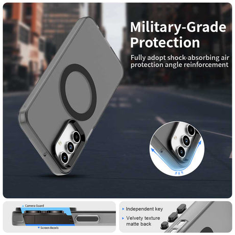 Husa de protectie Techsuit CandyCase MagSafe compatibil cu Samsung Galaxy A15 4G / A15 5G, Negru