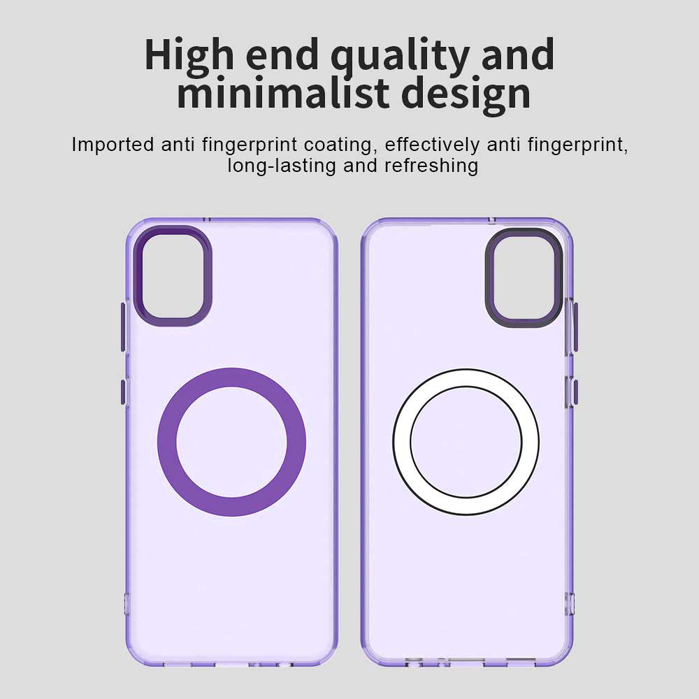 Husa de protectie Techsuit CandyCase MagSafe compatibil cu Samsung Galaxy A05, Mov
