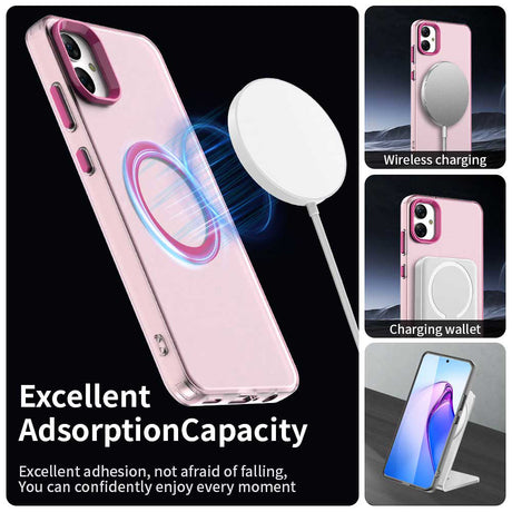 Husa de protectie Techsuit CandyCase MagSafe compatibil cu Samsung Galaxy A05, Roz