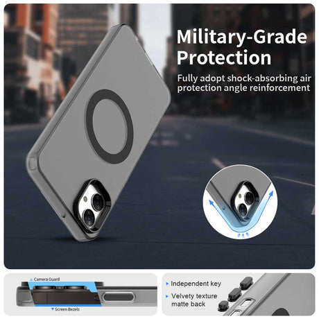 Husa de protectie Techsuit CandyCase MagSafe compatibil cu Samsung Galaxy A05, Negru