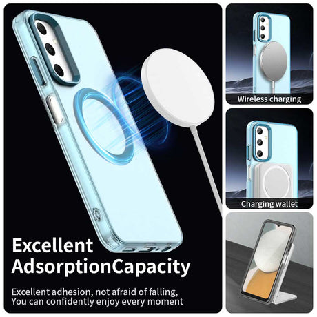 Husa de protectie Techsuit CandyCase MagSafe compatibil cu Samsung Galaxy A05s, Albastru