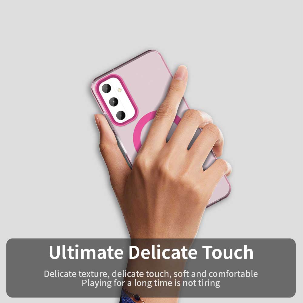 Husa de protectie Techsuit CandyCase MagSafe compatibil cu Samsung Galaxy A05s, Roz
