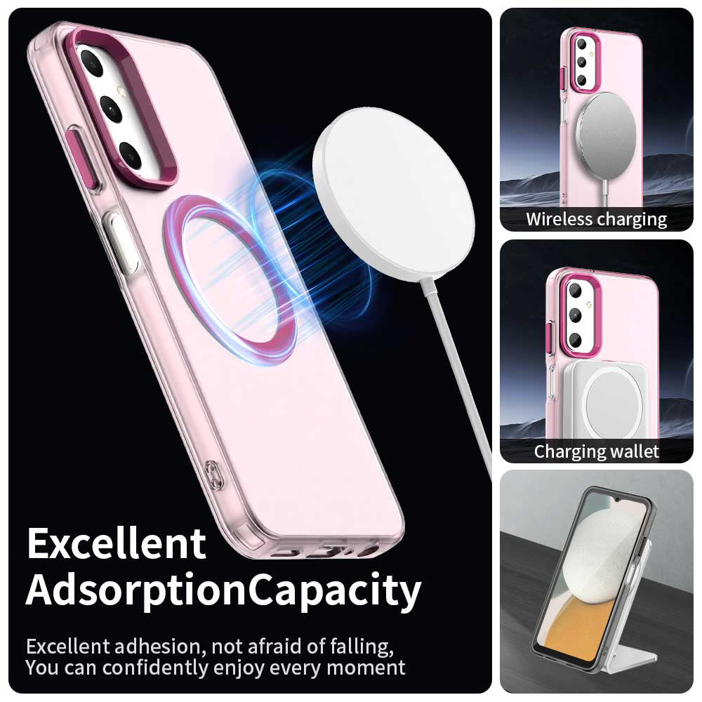 Husa de protectie Techsuit CandyCase MagSafe compatibil cu Samsung Galaxy A05s, Roz
