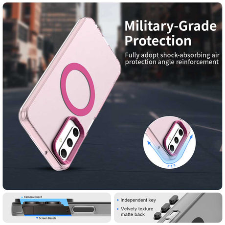 Husa de protectie Techsuit CandyCase MagSafe compatibil cu Samsung Galaxy A05s, Roz