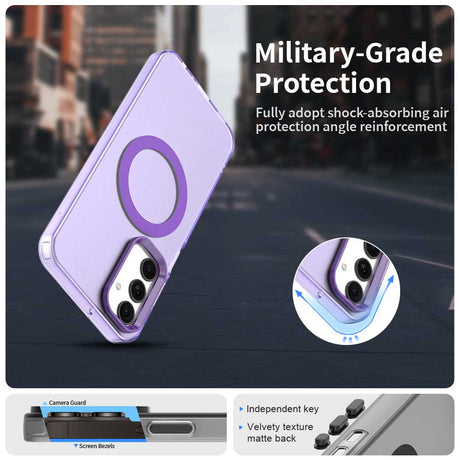 Husa de protectie Techsuit CandyCase MagSafe compatibil cu Samsung Galaxy A25 5G, Mov