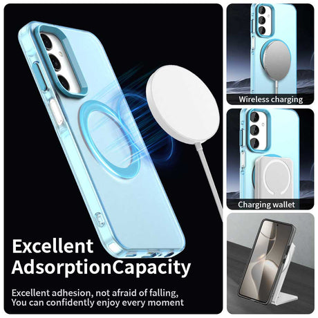 Husa de protectie Techsuit CandyCase MagSafe compatibil cu Samsung Galaxy A25 5G, Albastru