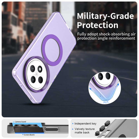 Husa de protectie Techsuit CandyCase MagSafe compatibil cu Oppo A40 4G / A60 5G, Mov