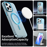 Husa de protectie Techsuit CandyCase MagSafe compatibil cu iPhone 15 Pro Max, Albastru