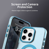 Husa de protectie Techsuit CandyCase MagSafe compatibil cu iPhone 15 Pro Max, Albastru